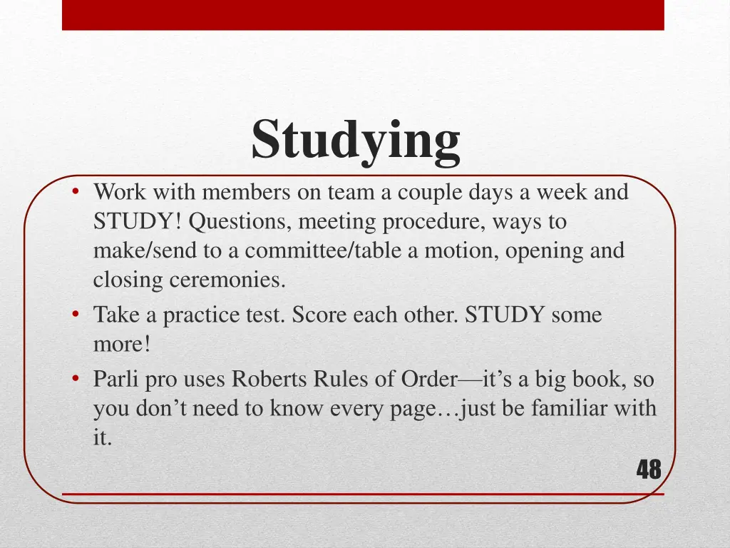 studying