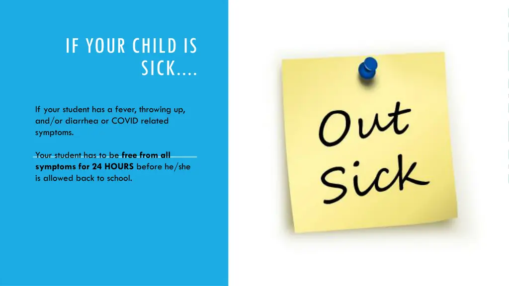 if your child is