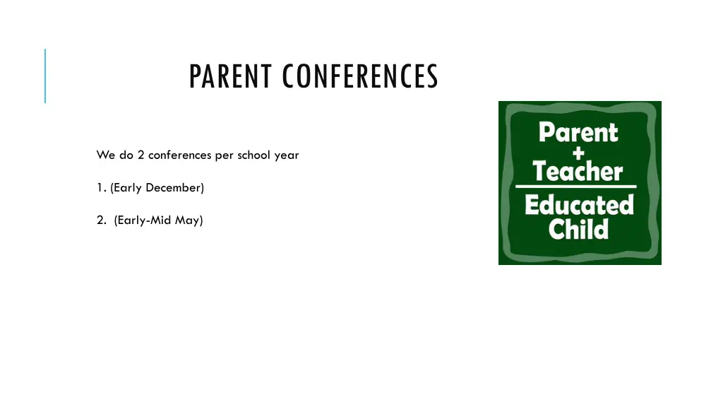 parent conferences