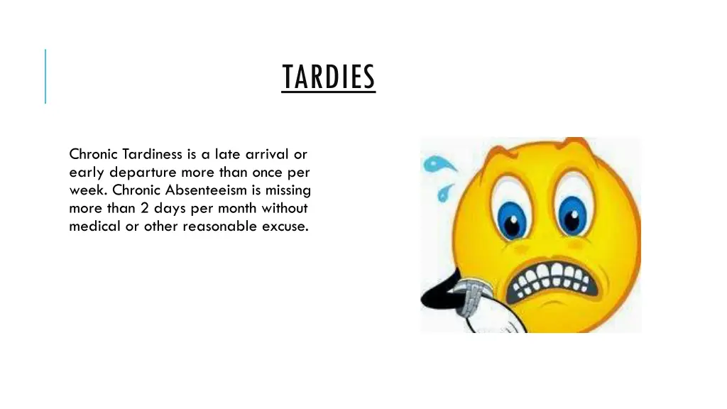 tardies