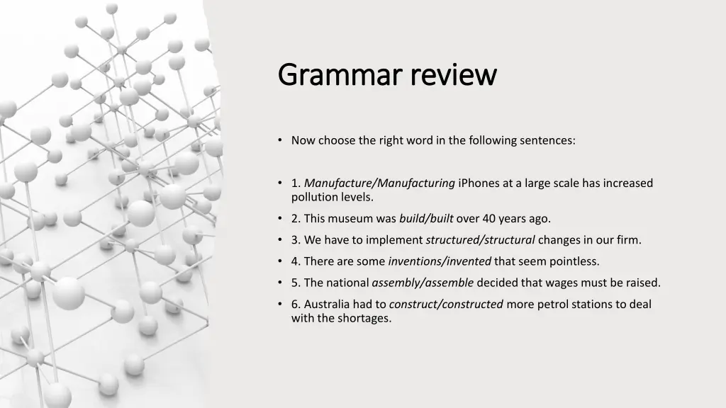 grammar review grammar review