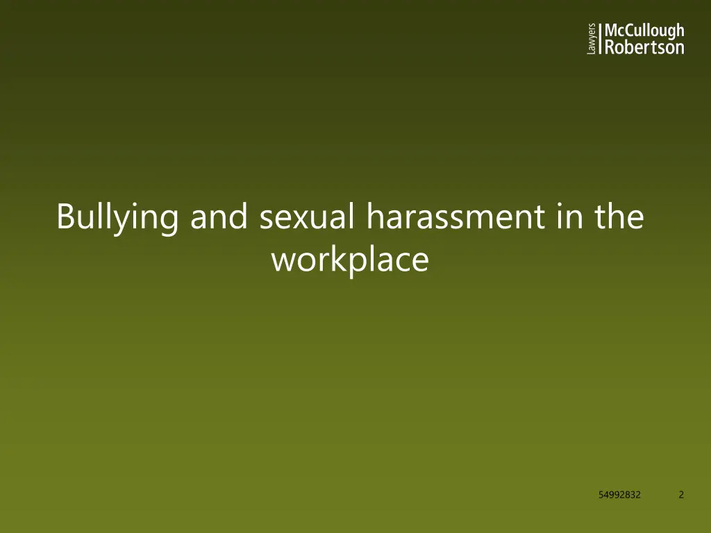 bullying and sexual harassment in the workplace