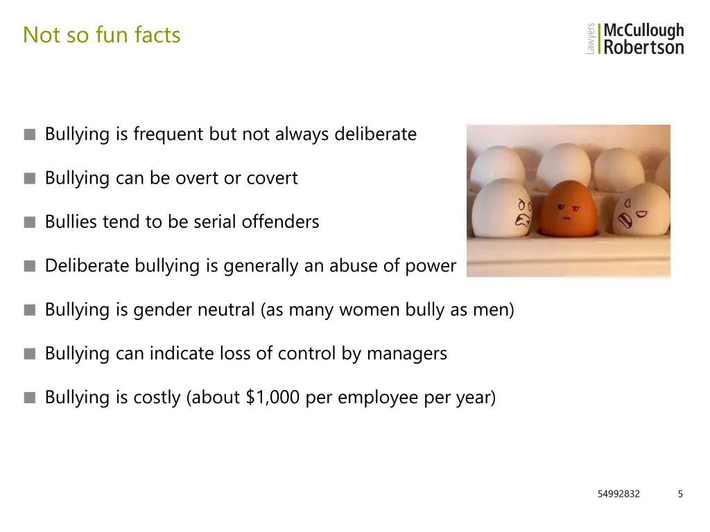 not so fun facts