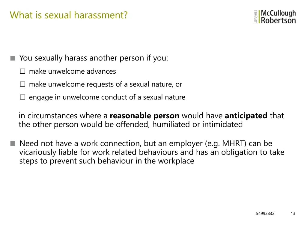 what is sexual harassment