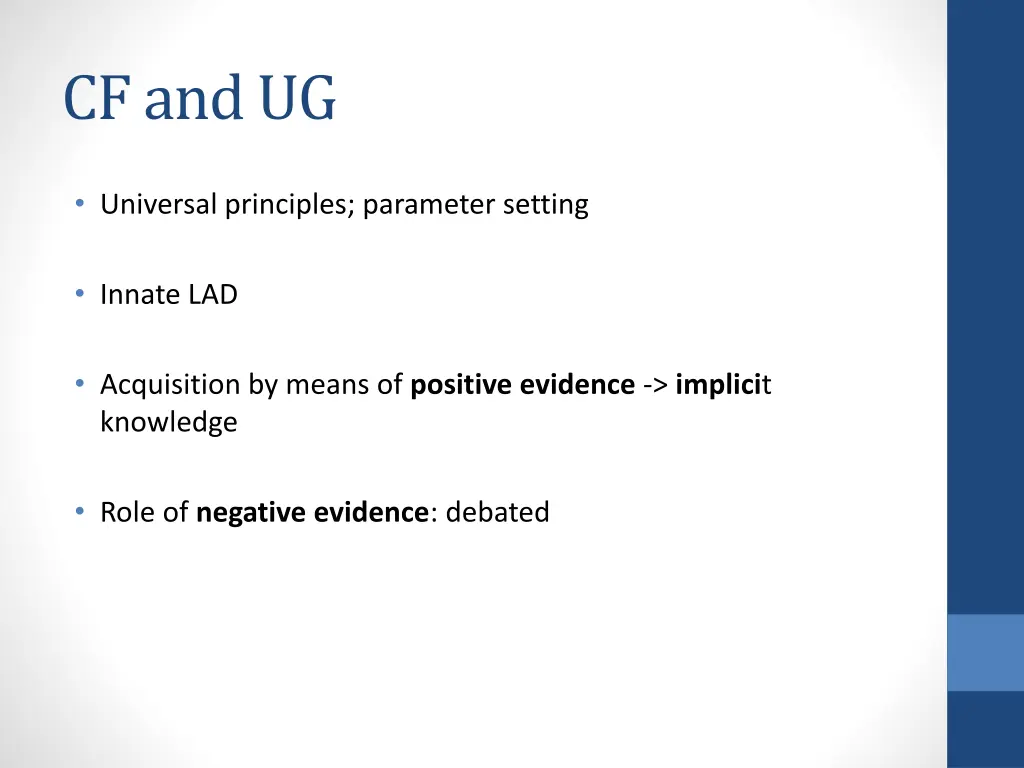 cf and ug