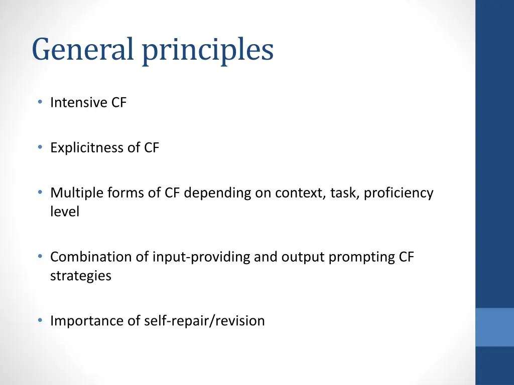 general principles