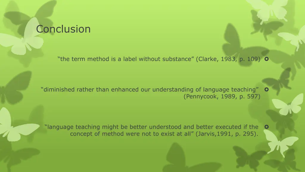 conclusion
