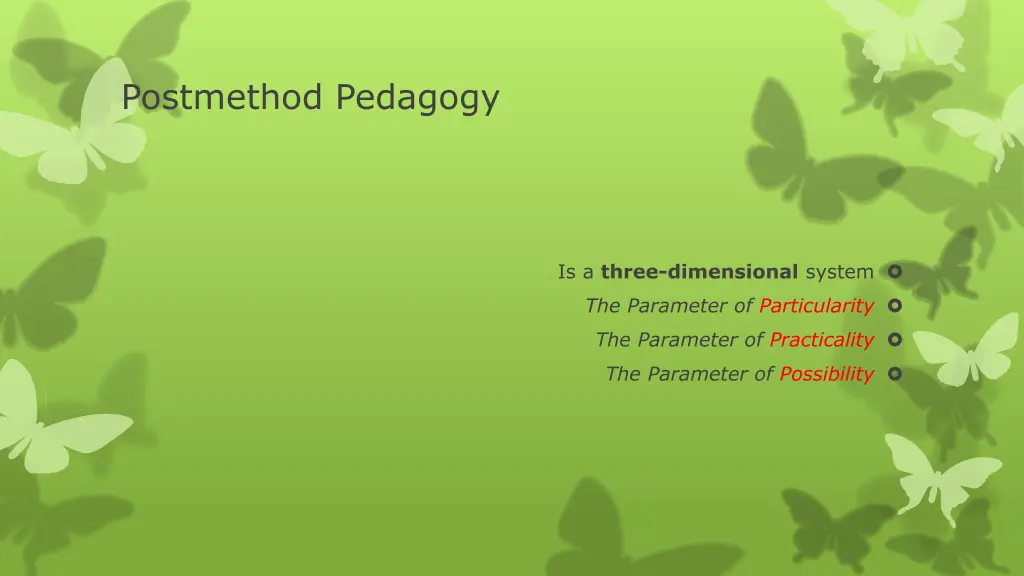postmethod pedagogy