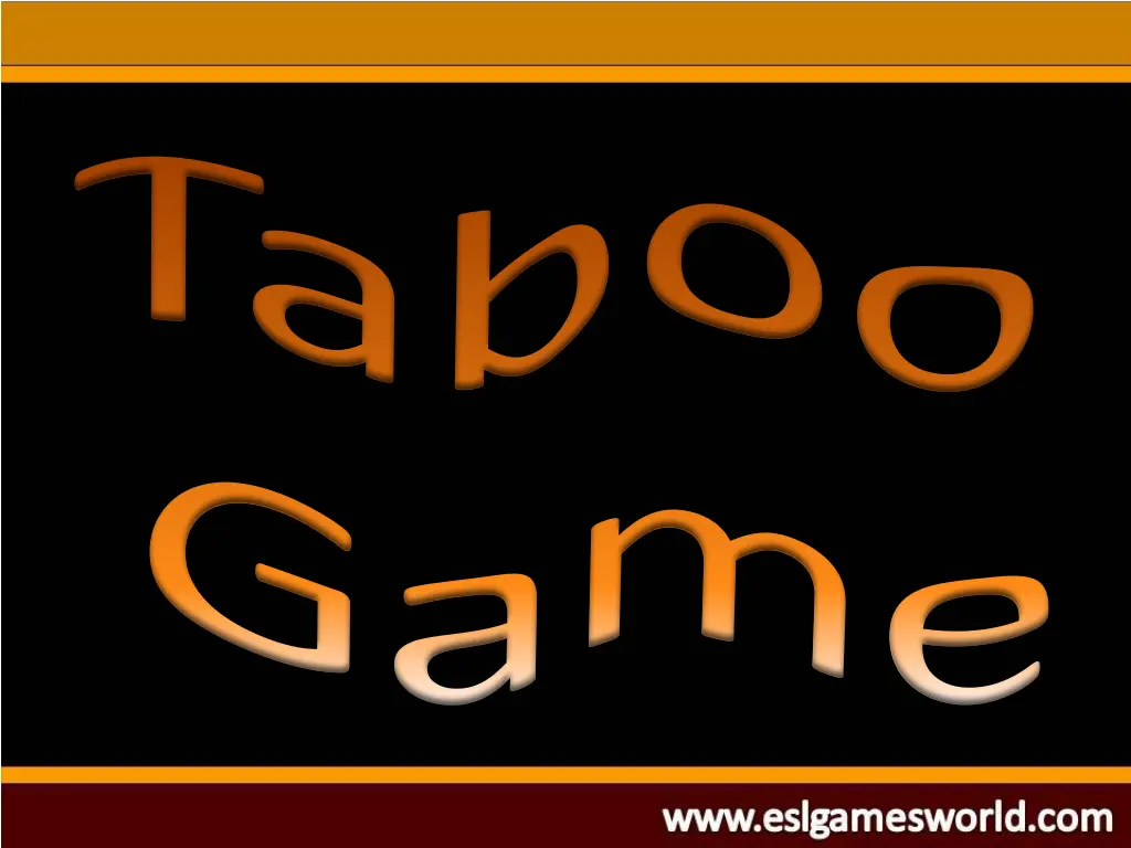 taboo