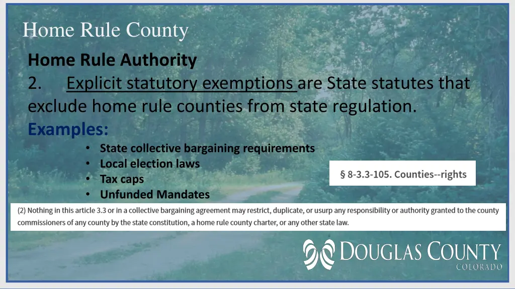 home rule county home rule authority 2 explicit