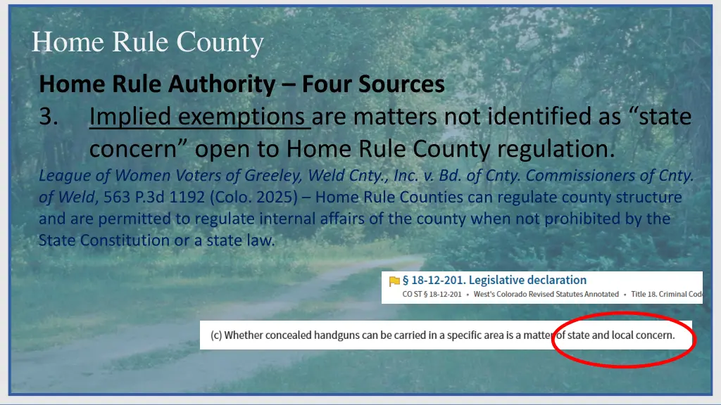 home rule county home rule authority four sources