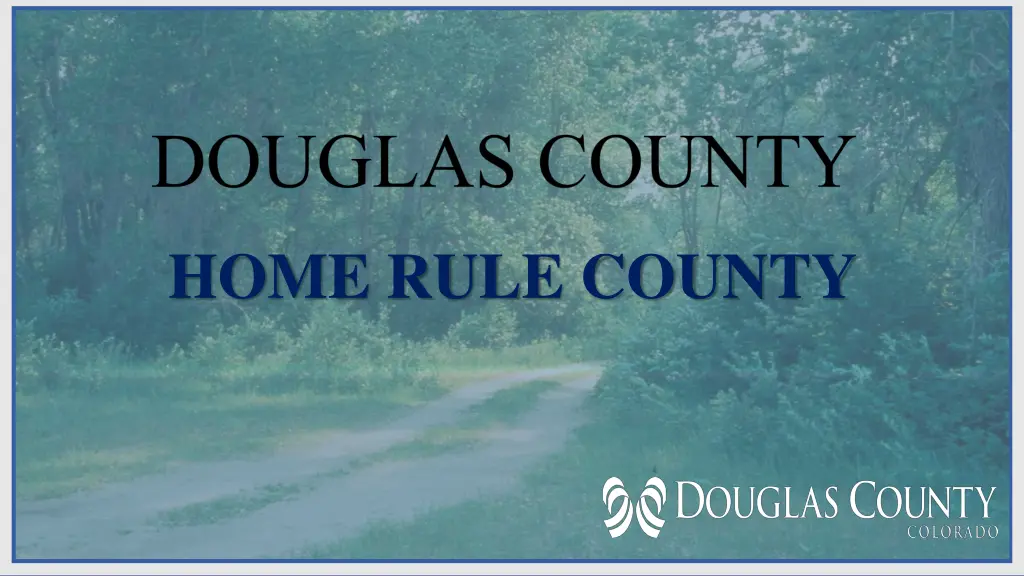 home rule county