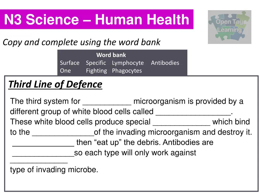 n3 science human health 10