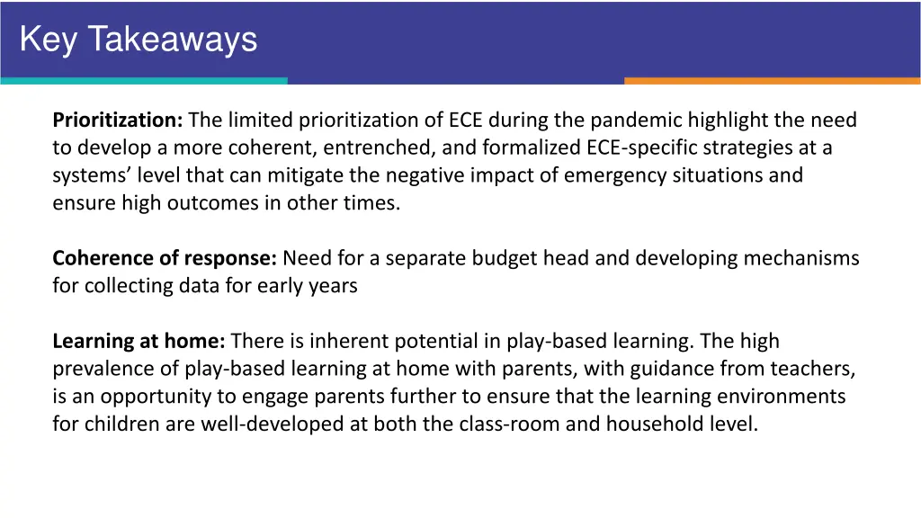 key takeaways