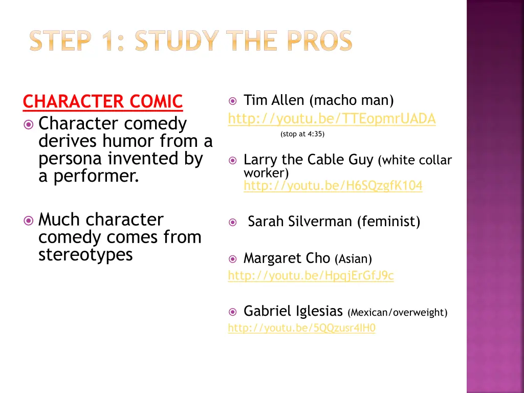 step 1 study the pros 2