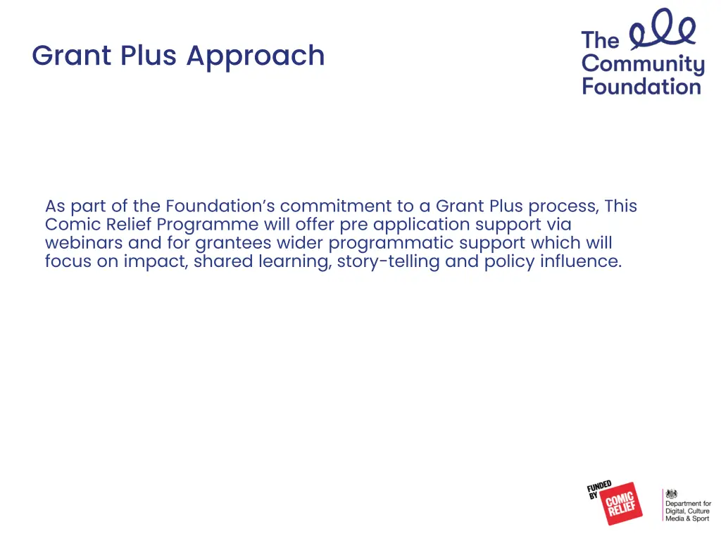 grant plus approach