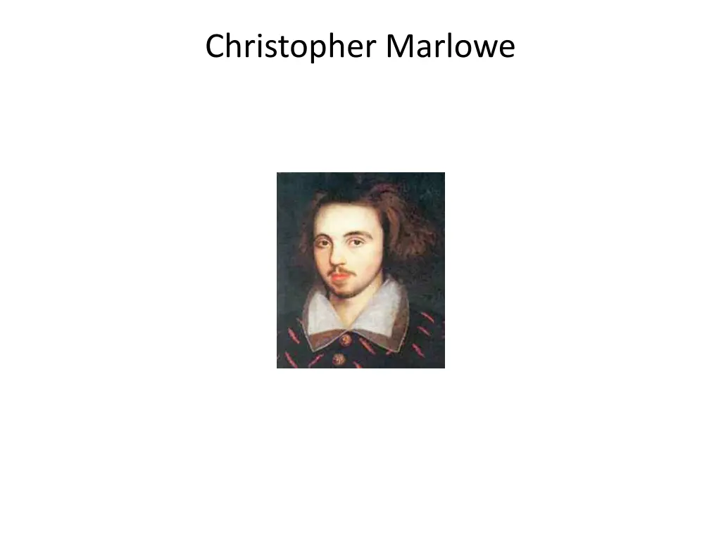 christopher marlowe
