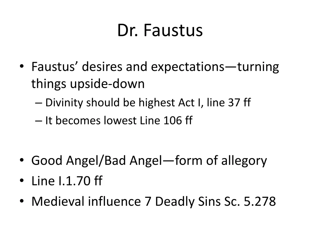 dr faustus 3