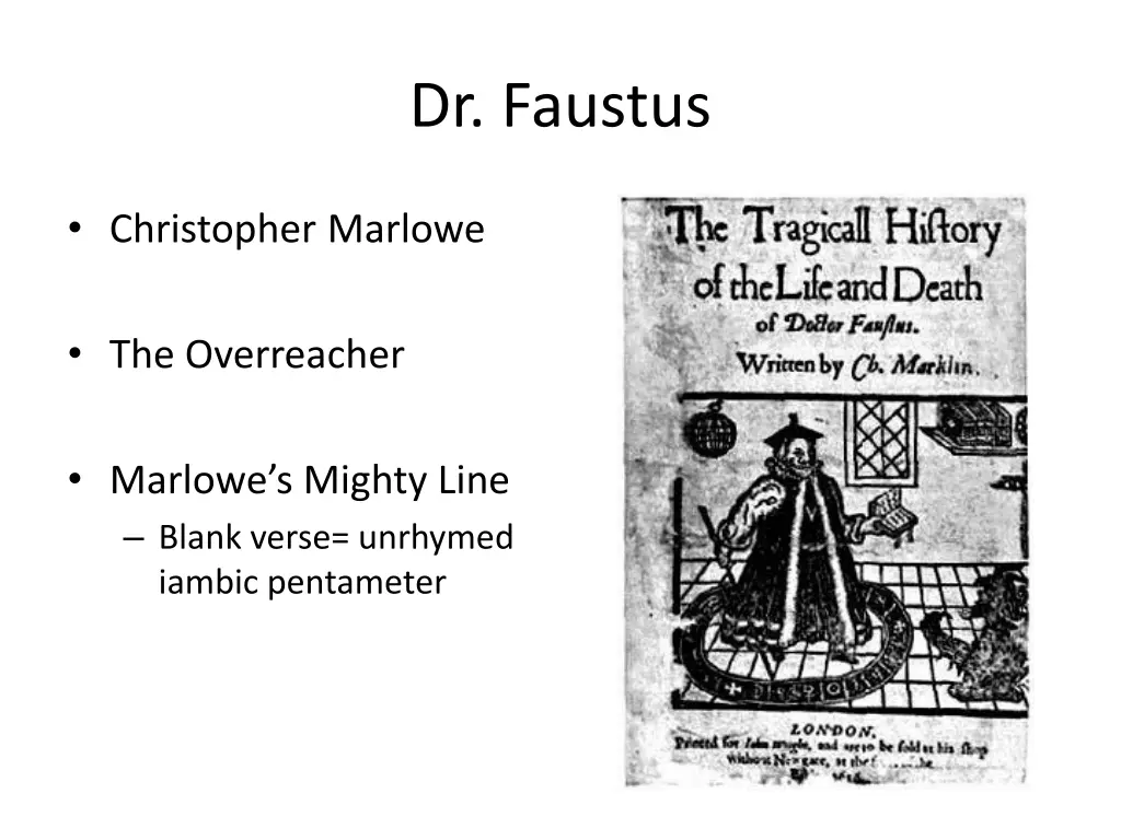 dr faustus