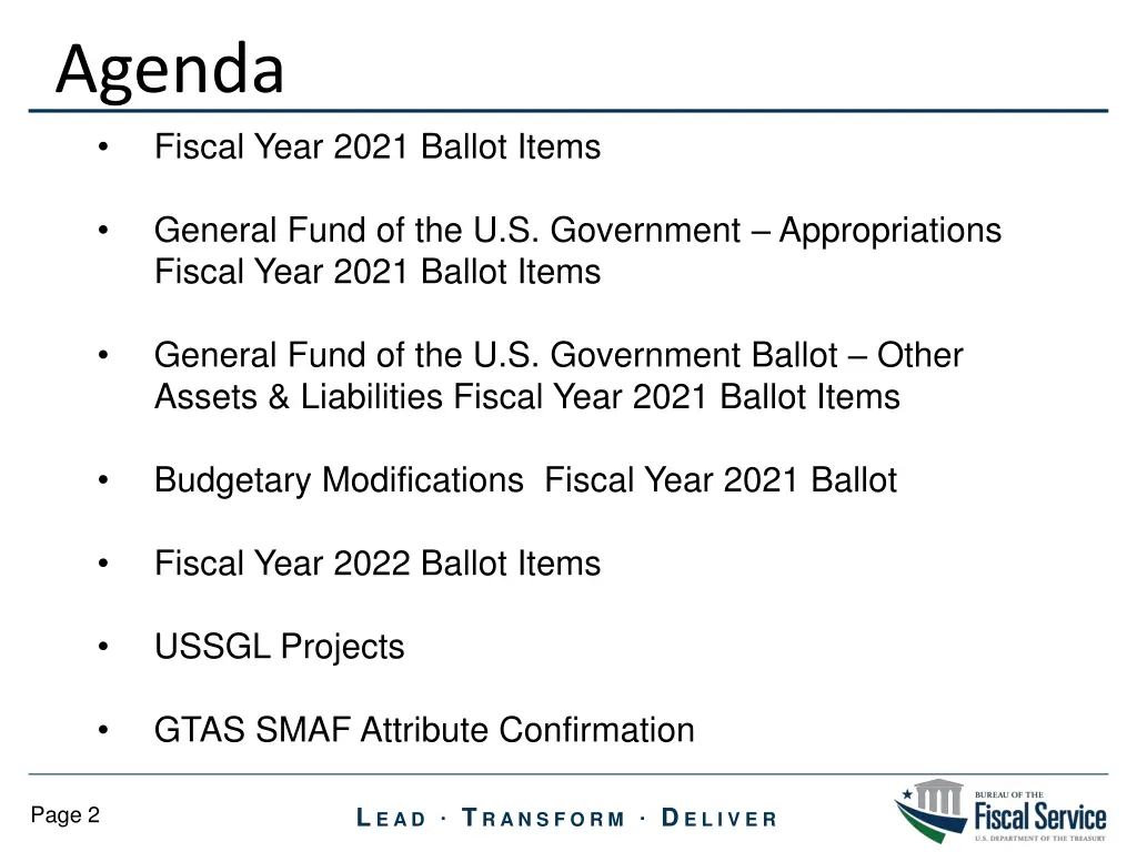 agenda fiscal year 2021 ballot items