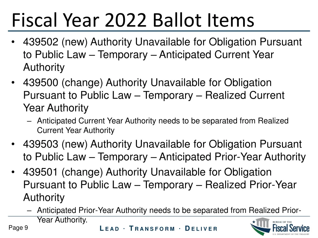fiscal year 2022 ballot items