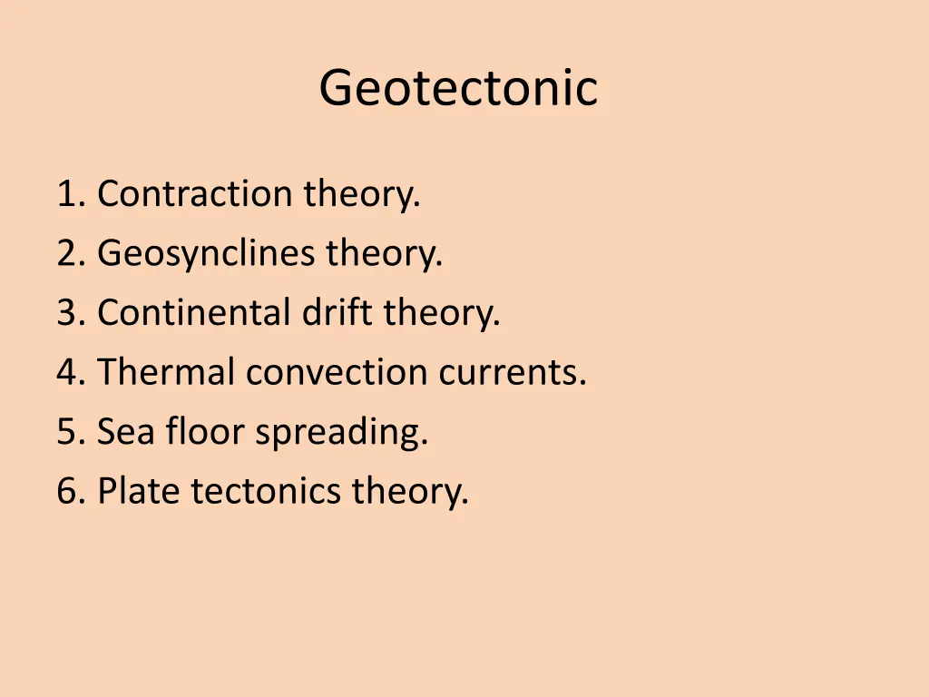 geotectonic