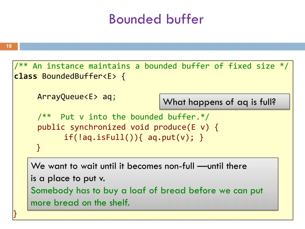bounded buffer 3