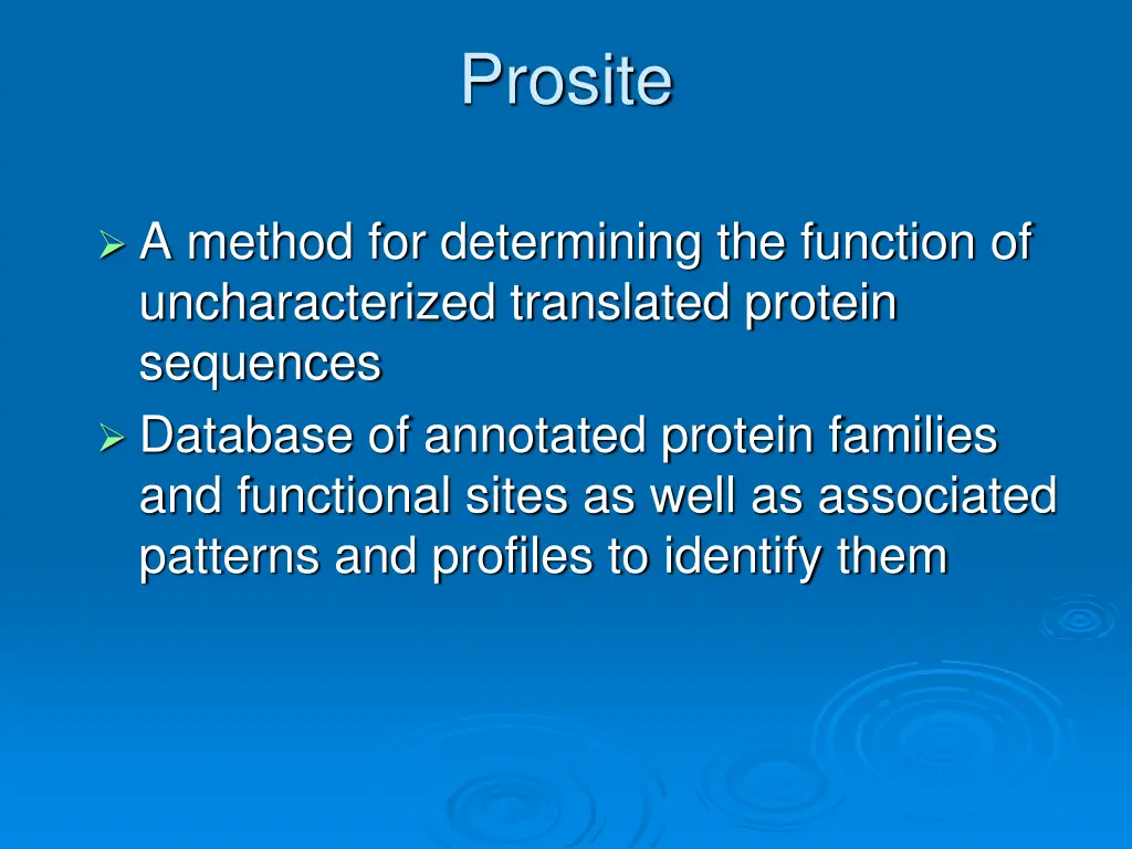 prosite