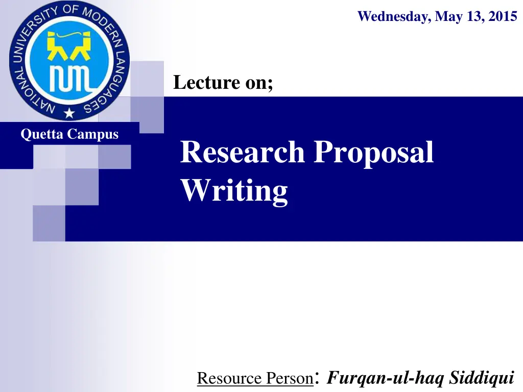 wednesday may 13 2015