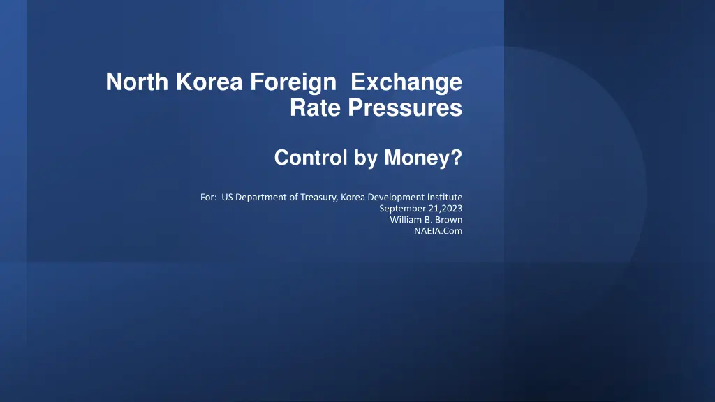 north korea foreign exchange