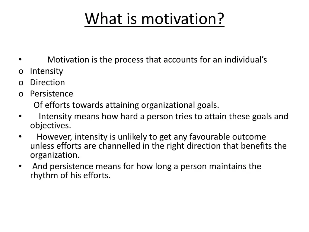 what is motivation