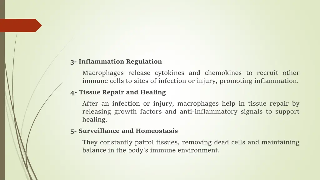 3 inflammation regulation
