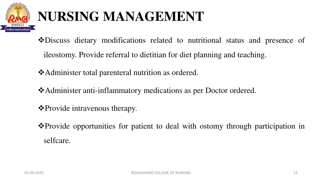nursing management