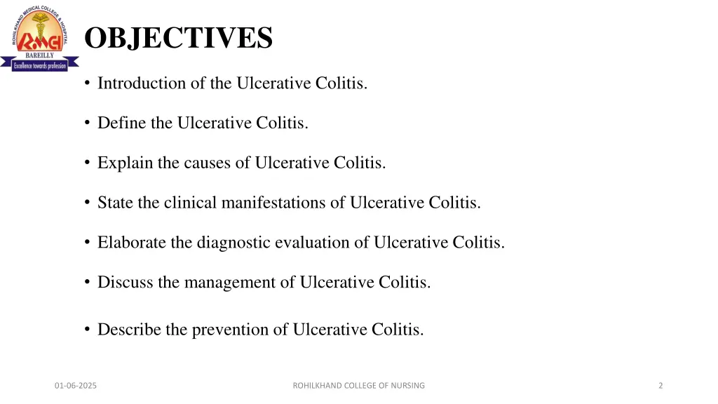 objectives