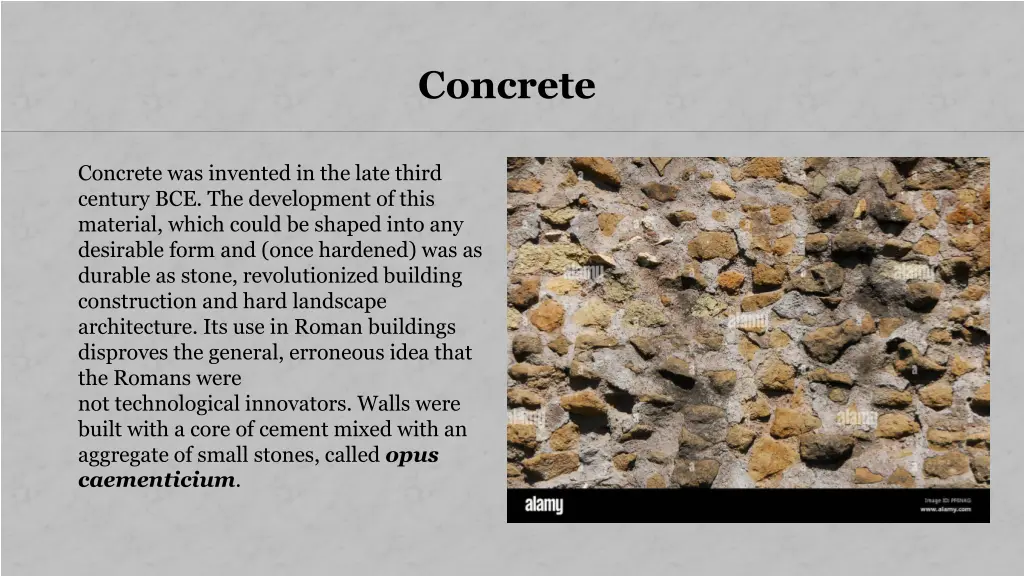 concrete