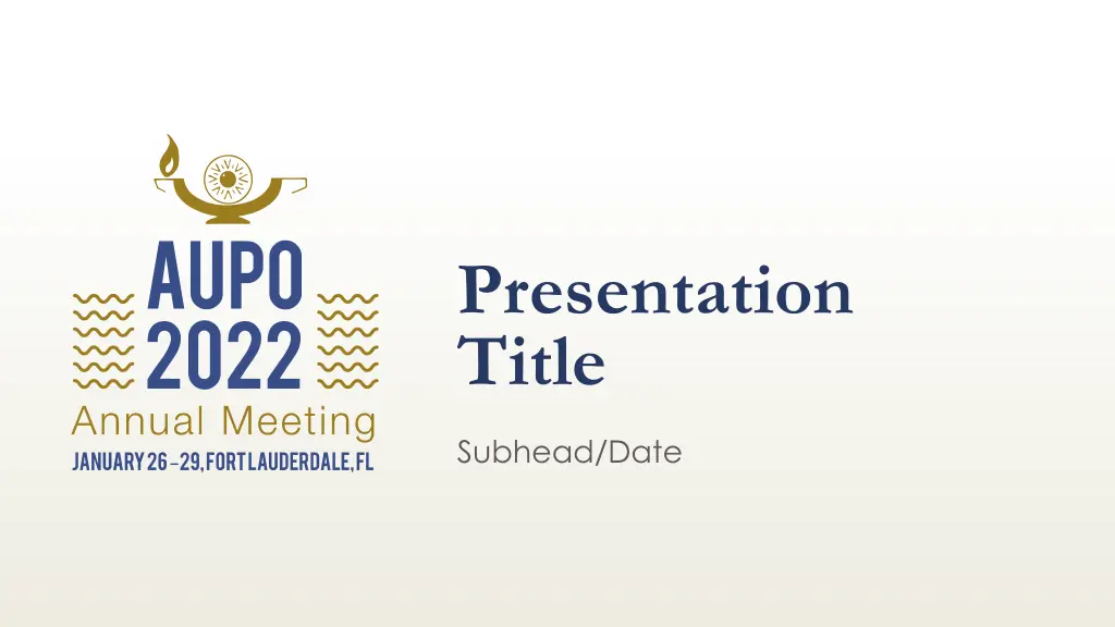 presentation title