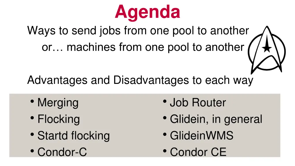 agenda
