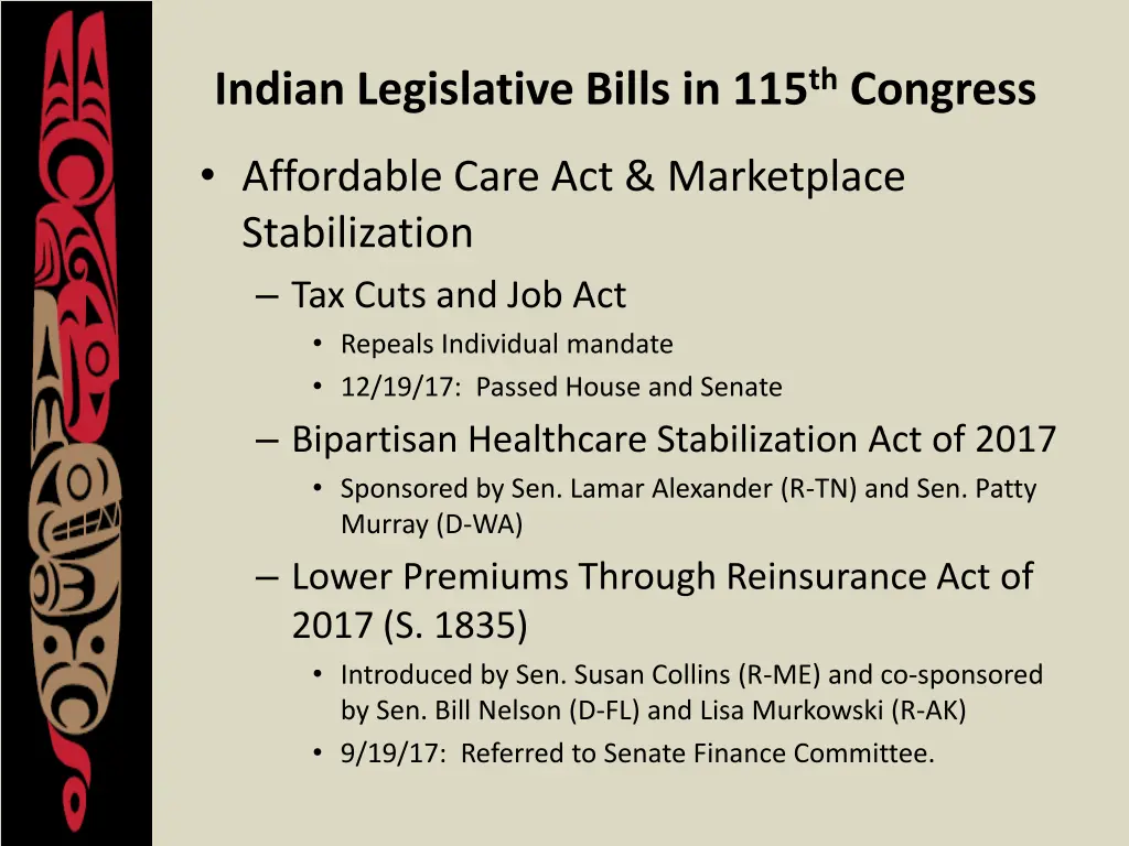 indian legislative bills in 115 th congress 1