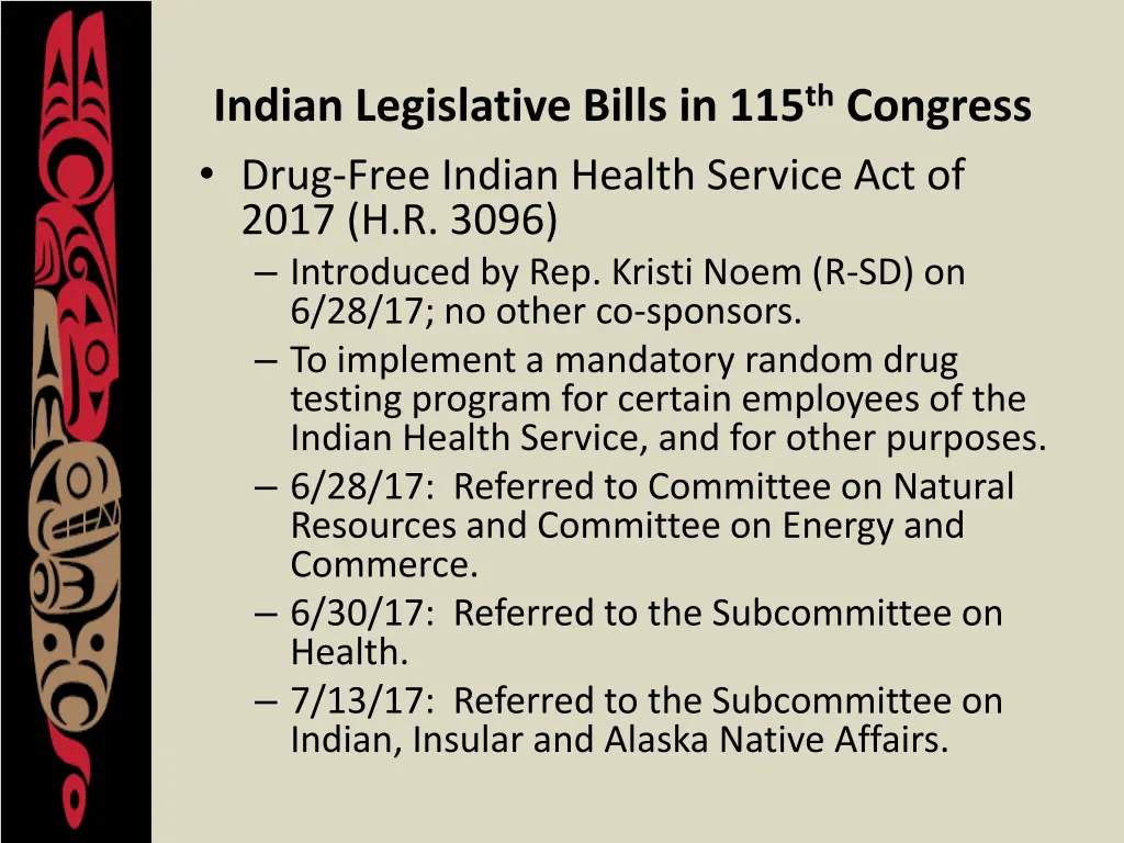 indian legislative bills in 115 th congress drug