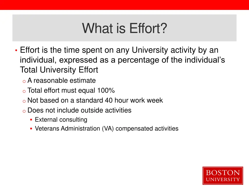 what is effort