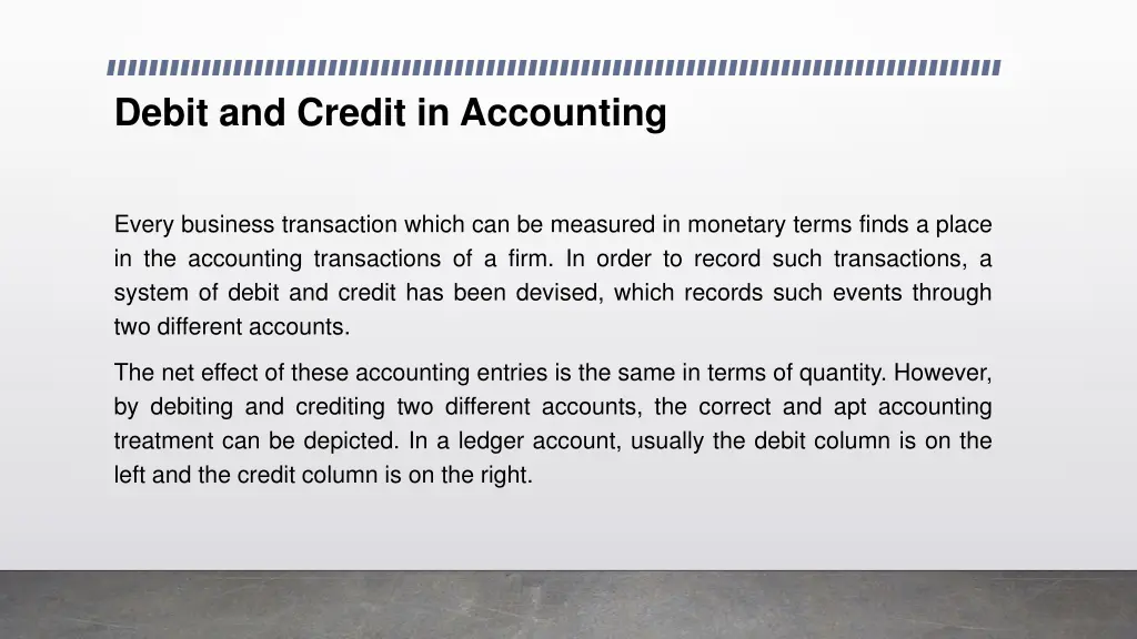 debit and credit in accounting