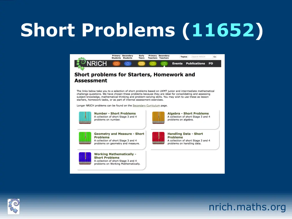 short problems 11652