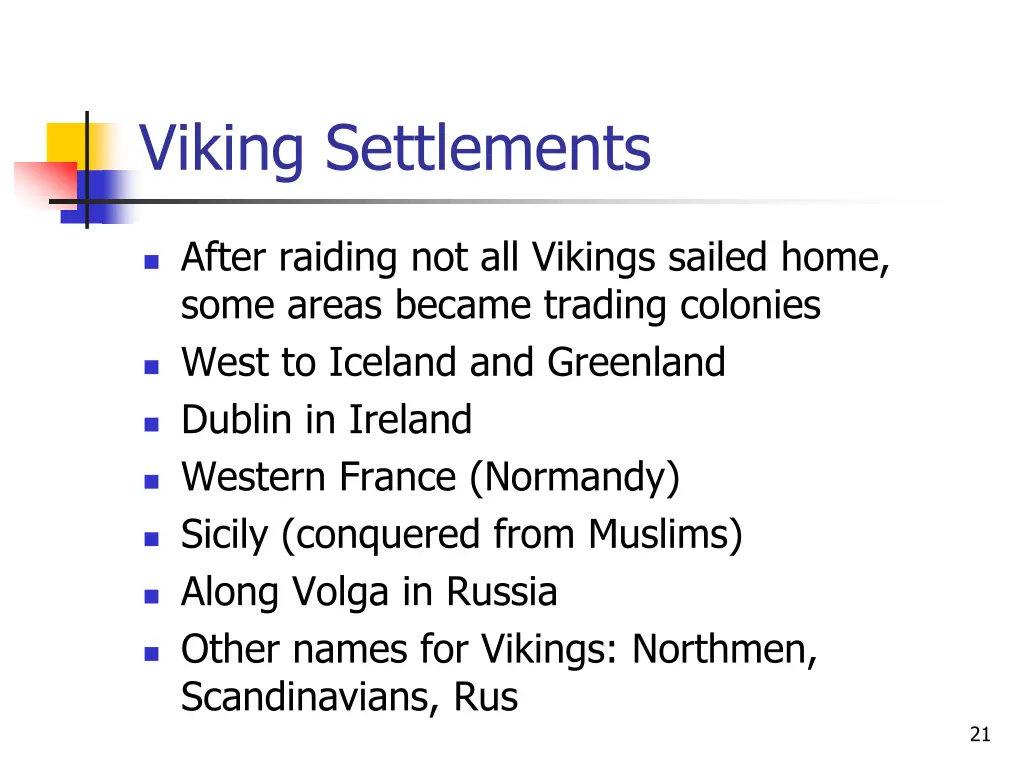 viking settlements