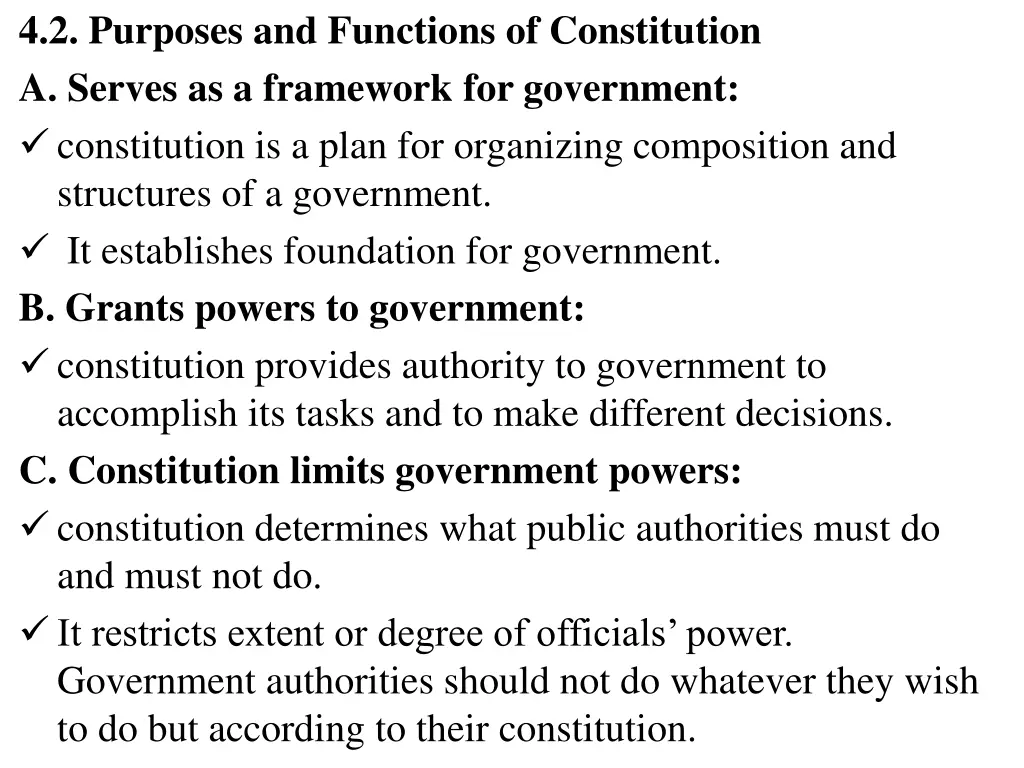 4 2 purposes and functions of constitution