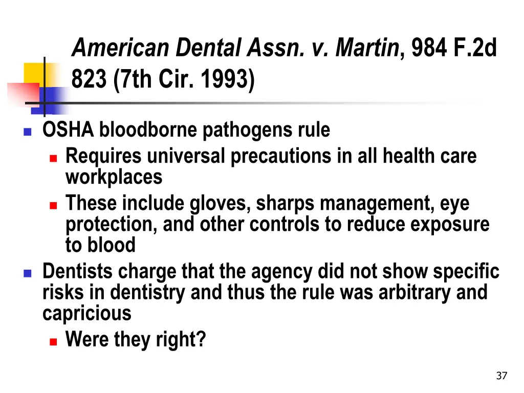 american dental assn v martin