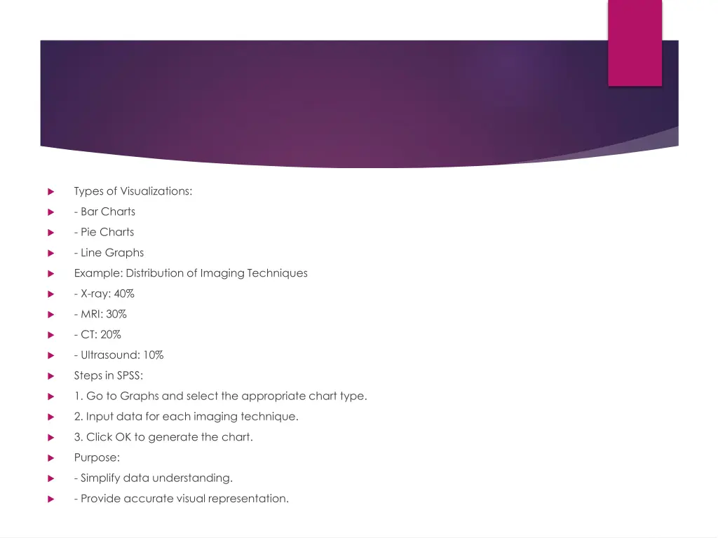 types of visualizations