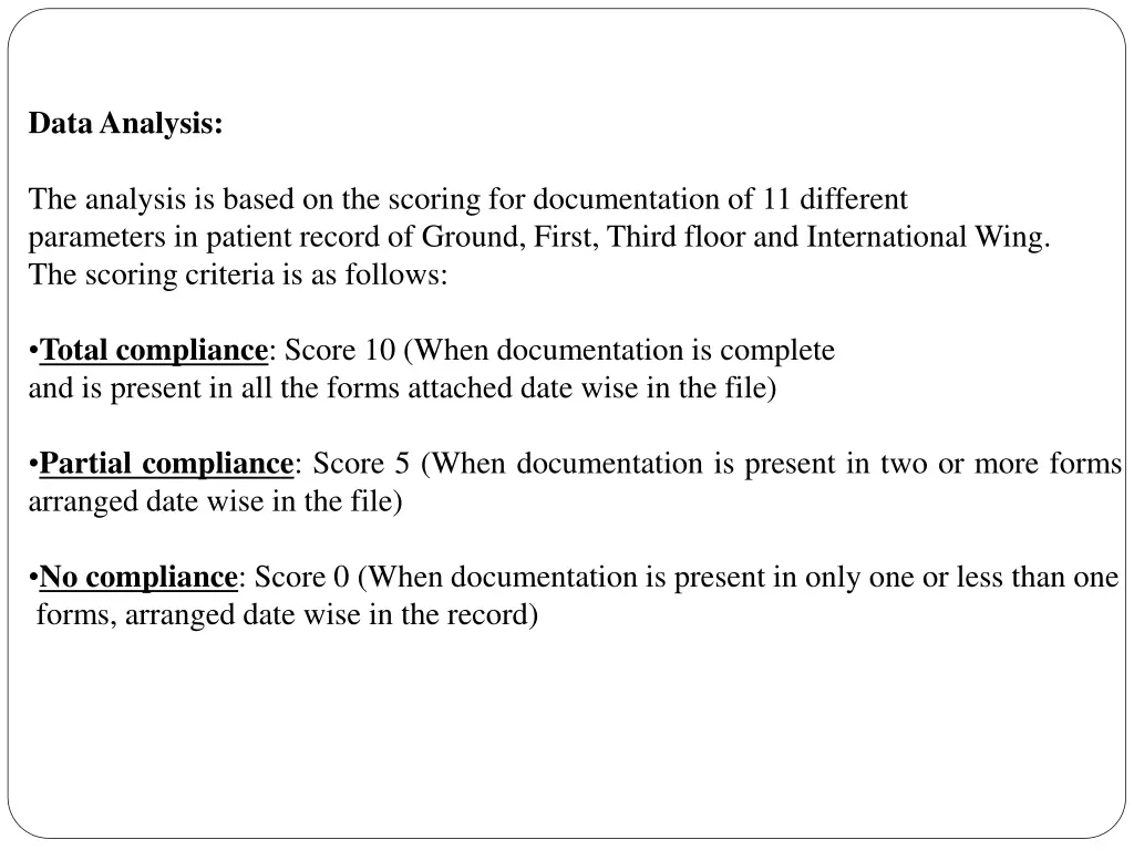 data analysis