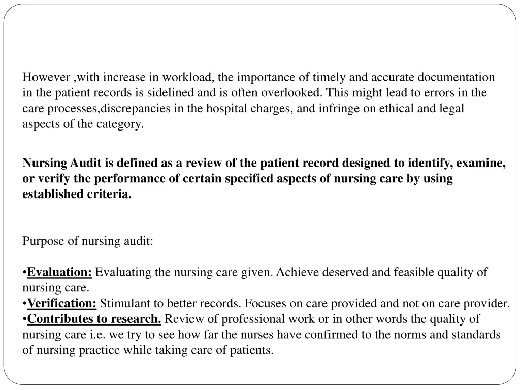 however with increase in workload the importance