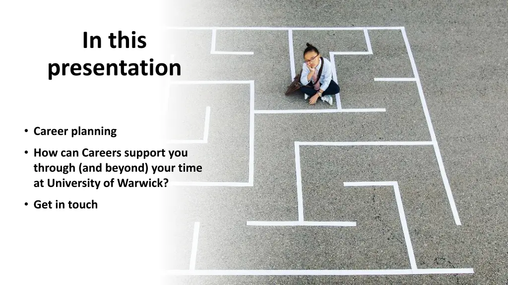 in this presentation