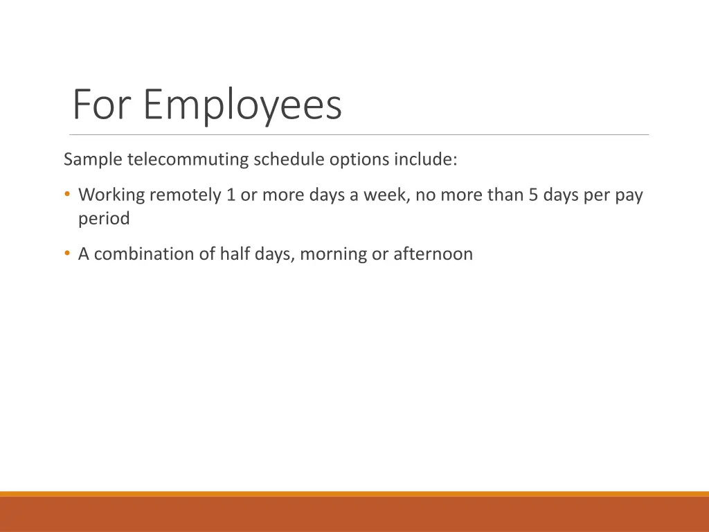 for employees 2